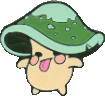 green_chibi_shroom emote for Discord