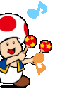 MarioBros_ToadMusic2 emote for Discord