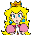 MarioBros_PeachSmile emote for Discord