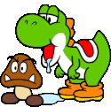 MarioBros_YoshiHungry emote for Discord