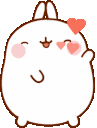 bunny_heartkiss emote for Discord