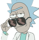 Rick_cool_smug emote for Discord