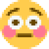 pixel_flushed emote for Discord