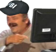 KEKW_FBI emote for Discord