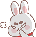 bunny_hmph2 emote for Discord