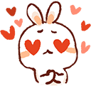 bunny_hearts emote for Discord