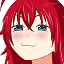 Rias_Blushing emote for Discord