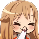 Asuna_Chuckle emote for Discord