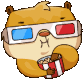 Senya_popcorn emote for Discord