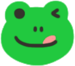 winky_frog emote for Discord