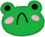 frowny_frog emote for Discord