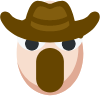 Cowboy_egg emote for Discord