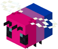bisexual_minecraft_bee emote for Discord