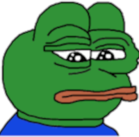PepeSadDrawing emote for Discord