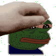 PepeSadPet emote for Discord