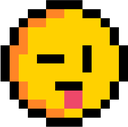 pixelwinktongue emote for Discord