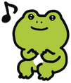 Frog_sing emote for Discord