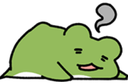 Frog_sleepy emote for Discord