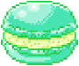 Green_Macaron emote for Discord