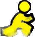Yellowduderunning emote for Discord