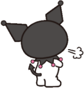 kuromi_pout emote for Discord