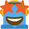Star_Struck_Robot emote for Discord