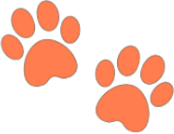 orange_paw_prints emote for Discord