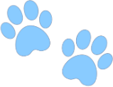 blue_paw_prints emote for Discord