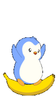 pengu_banana emote for Discord