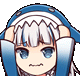 GawrGuraShyAnimated emote for Discord