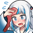 GawrGuraPanic emote for Discord