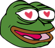Pepe_Love emote for Discord