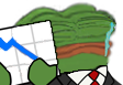 peepoNotStonks emote for Discord