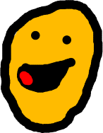 BadlyDrawnSmile emote for Discord