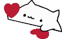 Bongo_Cat_Love emote for Discord