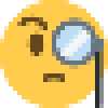 pixel_face_with_monocle emote for Discord