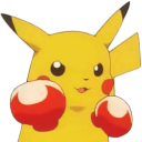 Gloves_Punching_Pikachu emote for Discord