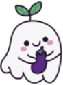 Ghost_Eggplant emote for Discord