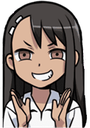 Nagatoro_Clap emote for Discord
