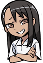 Nagatoro_Smirk emote for Discord