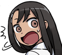 Nagatoro_Shocked emote for Discord