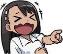 Nagatoro_HystericalLaugh emote for Discord