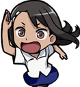 Nagatoro_Run emote for Discord