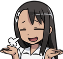 Nagatoro_Shrug emote for Discord