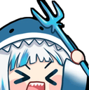 GawrGuraAngry emote for Discord
