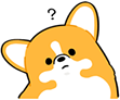 Corgi_Confused emote for Discord
