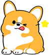 Corgi_Wink emote for Discord