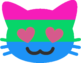 polysexual_kitty_in_love emote for Discord