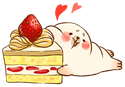 seal_cake emote for Discord