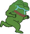 pepeRunCry emote for Discord